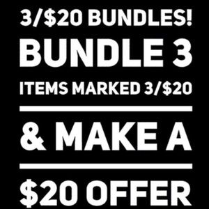 👕3/$20 Bundle Deals👖